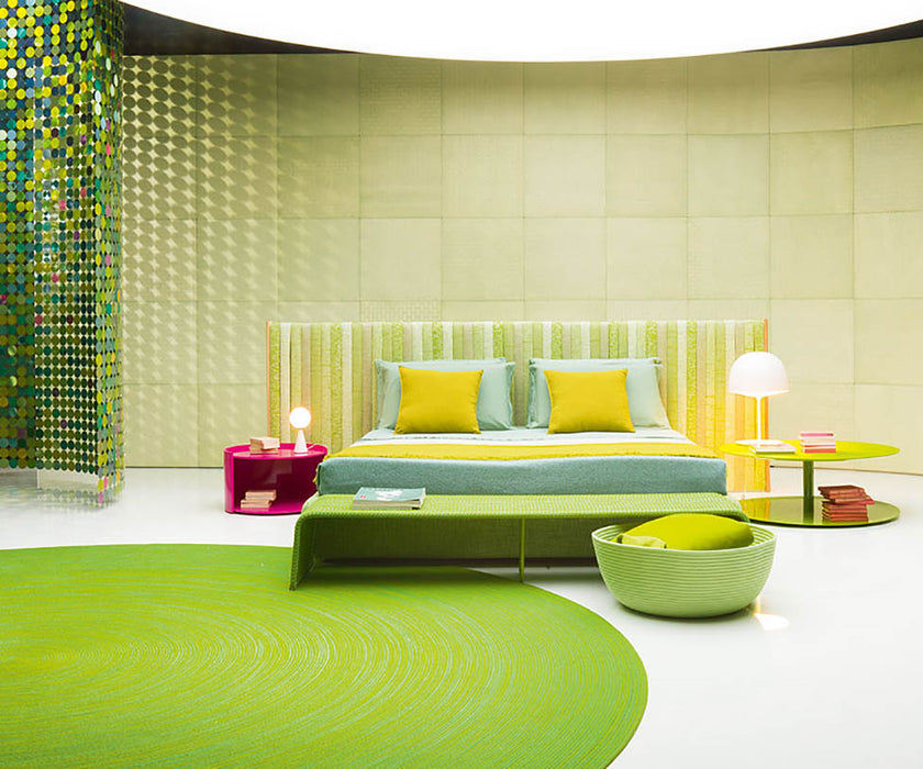 Luxury Silent Bed by Paola Lenti Featuring an Optional Headboard Casa Design Group