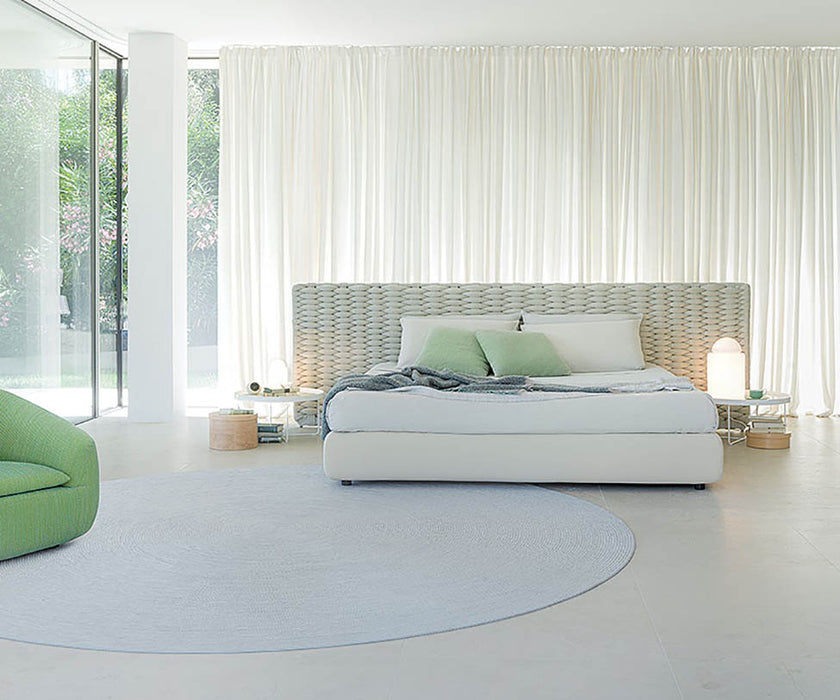 Luxury Silent Bed by Paola Lenti Featuring an Optional Headboard Casa Design Group