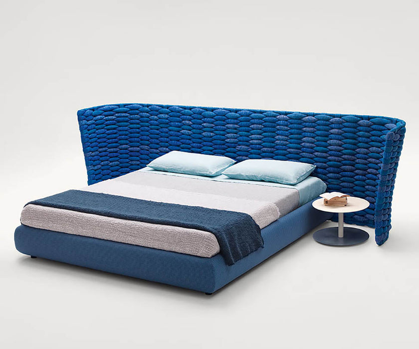 Luxury Silent Bed by Paola Lenti Featuring an Optional Headboard Casa Design Group