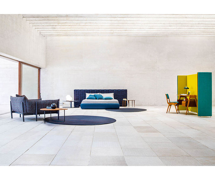 Luxury Silent Bed by Paola Lenti Featuring an Optional Headboard Casa Design Group