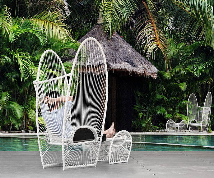 High end Papillon Ottoman by Kenneth Cobonpue Casa Design