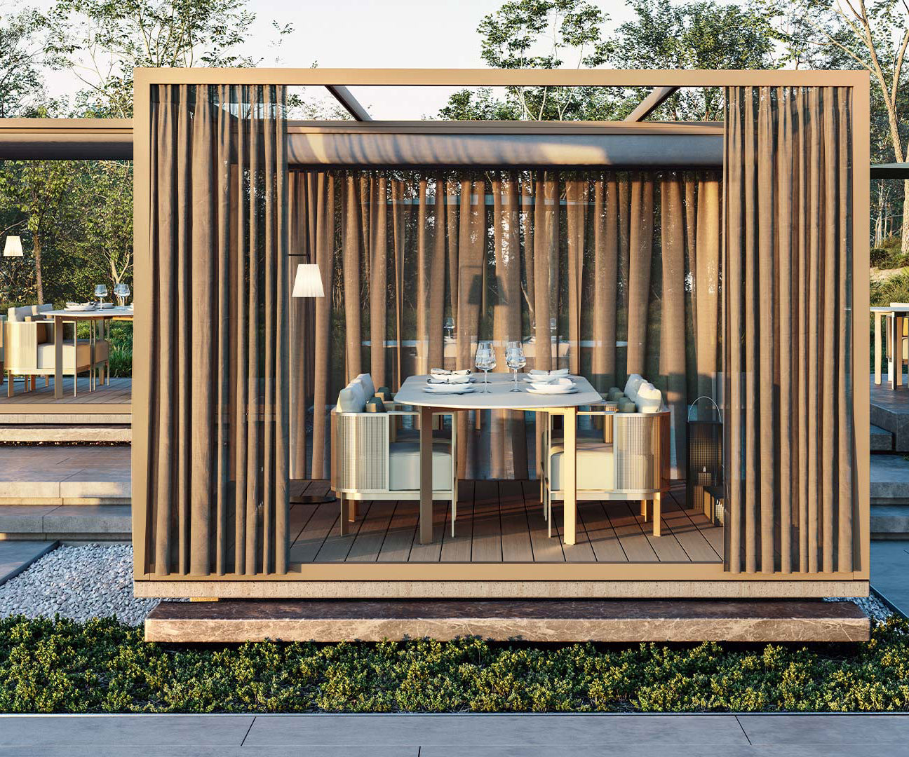 Pergolas Module 1 Floor 142x142 Gandia Blasco