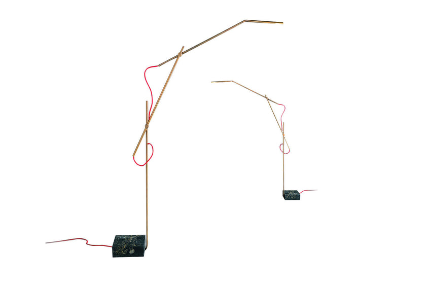 High End Pipe Light-L Floor Lamp by Henge Casa Design Group