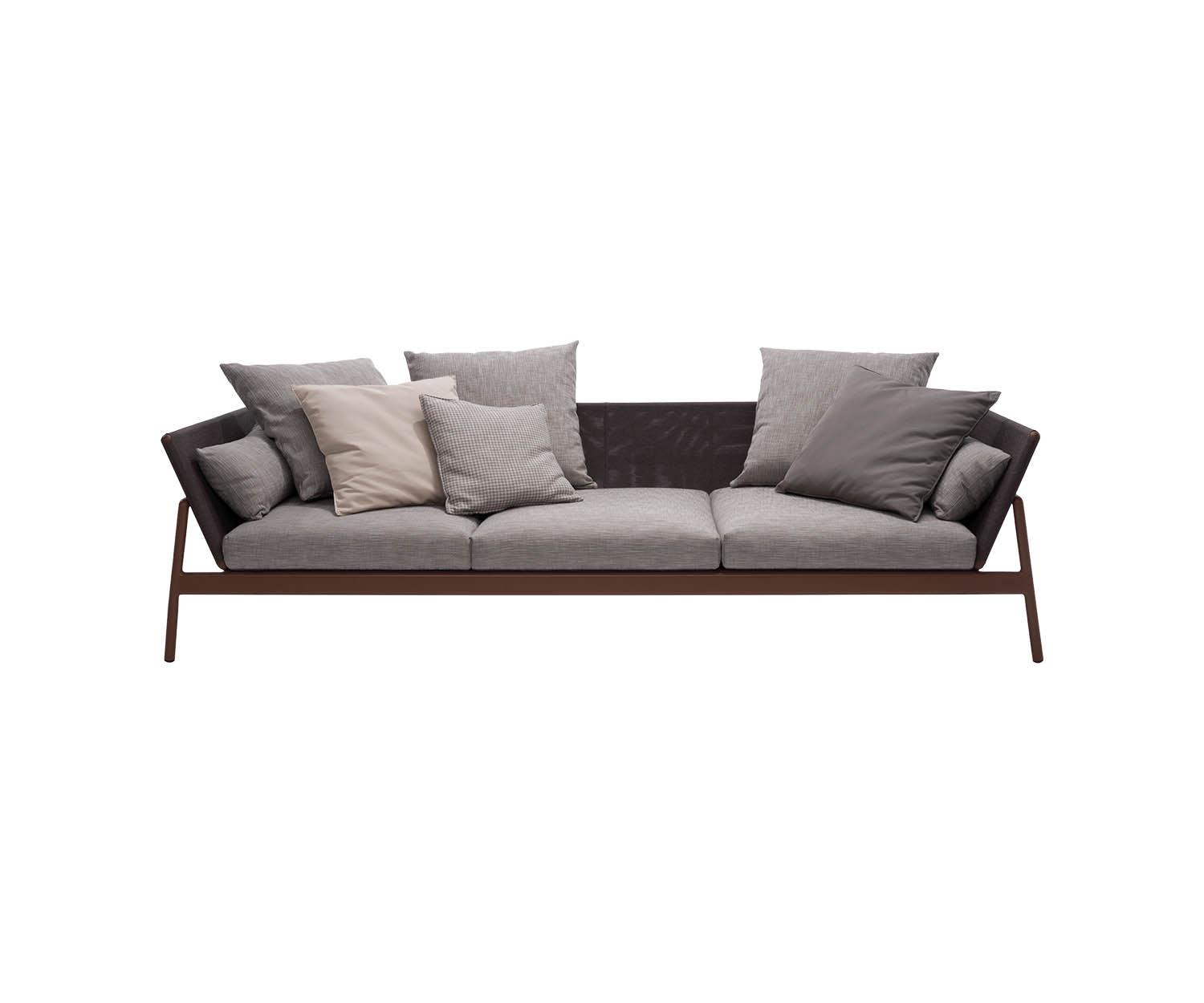 Modern and Durable Piper 003 Outdoor Sofa by Roda with Aluminum Frame and Batyline Fabric | Casa Design Group