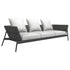 Modern and Durable Piper 003 Outdoor Sofa by Roda with Aluminum Frame and Batyline Fabric | Casa Design Group