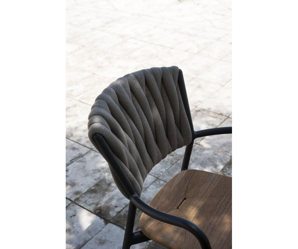 Luxury Piper 221 Italian Outdoor Dining Armchair by Roda | Casa Design Group