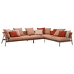 Contemporary Piper Low Back Outdoor Sectional Sofa by Roda | Casa Design Group