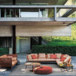 Contemporary Piper Low Back Outdoor Sectional Sofa by Roda | Casa Design Group