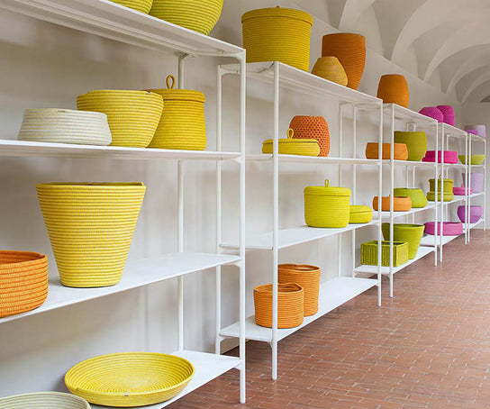 Handcrafted Plano Outdoor Bookshelves by Paola Lenti Casa Design Group