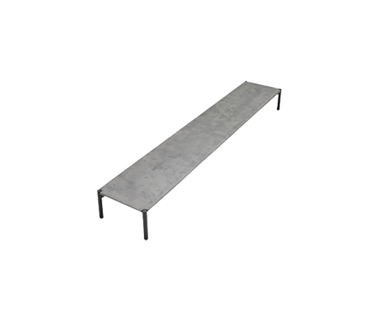 Plano Outdoor Coffee Table by Paola Lenti Crafted with Steel and Concrete for a Stylish Outdoor Aesthetic | Casa Design Group