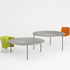 Modern Plano Outdoor Round Dining Table by Paola Lenti Handcrafted  Concrete Top with Steel Base Casa Design Group
