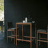 Minimalist Plaza Outdoor Teak Bar Table by Roda | Casa Design Group