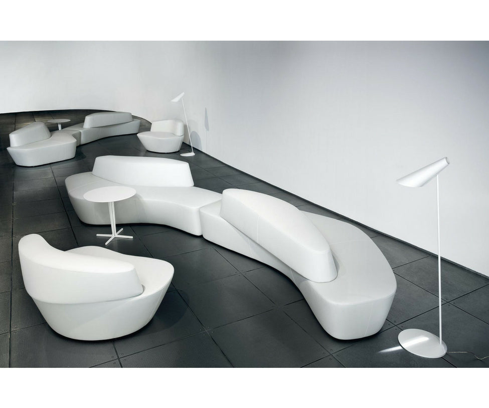 Polar Sectional Sofa with sculptural modular seating and aluminium feet Casa Design Group