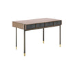 Luxury Eley Vanity by Porada with Walnut Structure and Elegant Mirror | Casa Design Group