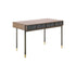 Luxury Eley Vanity by Porada with Walnut Structure and Elegant Mirror | Casa Design Group