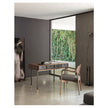 Luxury Eley Vanity by Porada with Walnut Structure and Elegant Mirror | Casa Design Group
