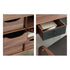 Luxury Eley Vanity by Porada with Walnut Structure and Elegant Mirror | Casa Design Group
