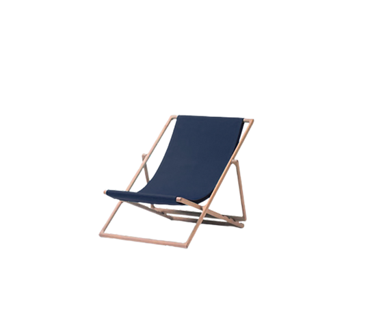 Modern Portofino Outdoor Deck Chair by Paola Lenti Featuring Natural Wood Structure Casa Design Group