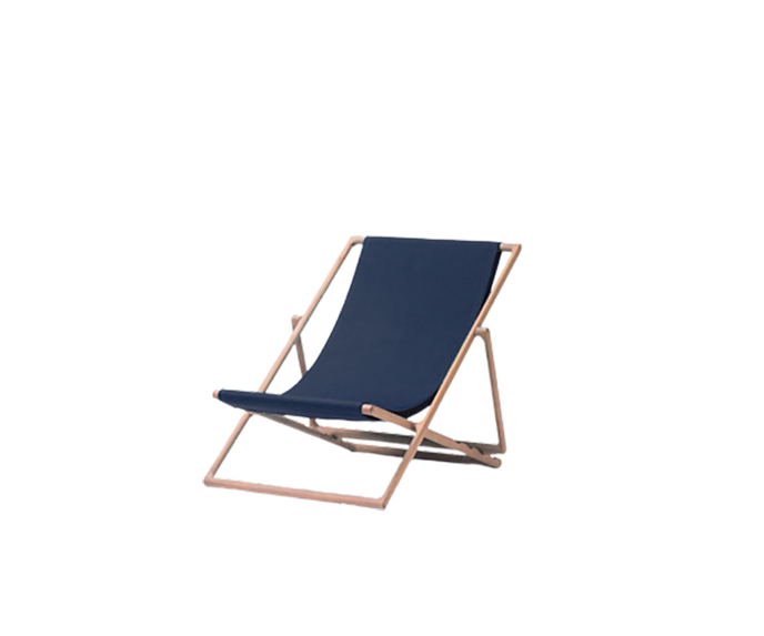 Modern Portofino Outdoor Deck Chair by Paola Lenti Featuring Natural Wood Structure Casa Design Group
