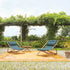 Modern Portofino Outdoor Deck Chair by Paola Lenti Featuring Natural Wood Structure Casa Design Group