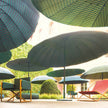Modern Portofino Outdoor Deck Chair by Paola Lenti Featuring Natural Wood Structure Casa Design Group