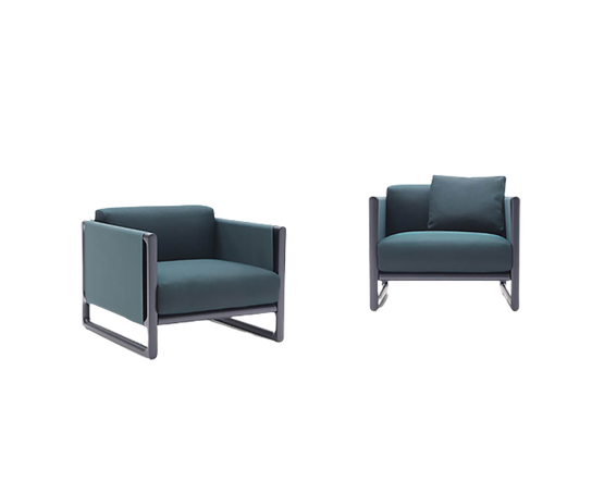High-end Portofino Outdoor Lounge Chair by Paola Lenti Featuring a Heartwood Frame Casa Design Group