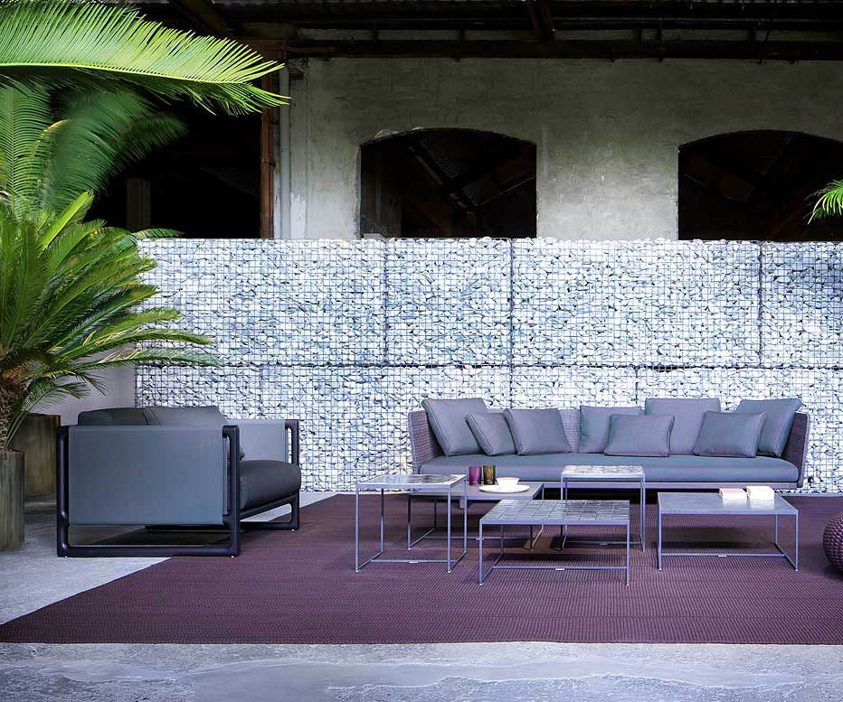 High-end Portofino Outdoor Lounge Chair by Paola Lenti Featuring a Heartwood Frame Casa Design Group