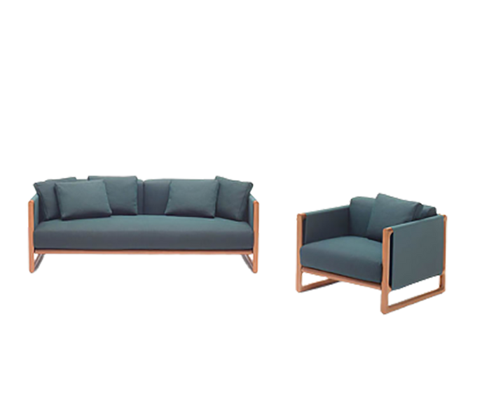 High-end Portofino Outdoor Lounge Chair by Paola Lenti Featuring a Heartwood Frame Casa Design Group