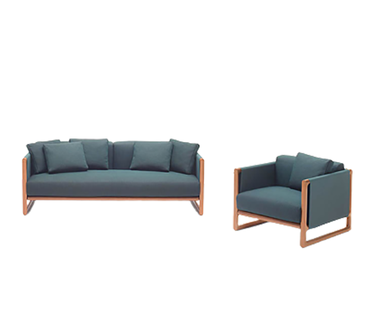 High-end Portofino Outdoor Lounge Chair by Paola Lenti Featuring a Heartwood Frame Casa Design Group