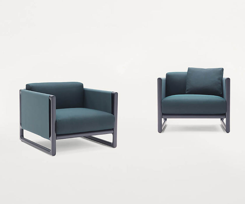 High-end Portofino Outdoor Lounge Chair by Paola Lenti Featuring a Heartwood Frame Casa Design Group