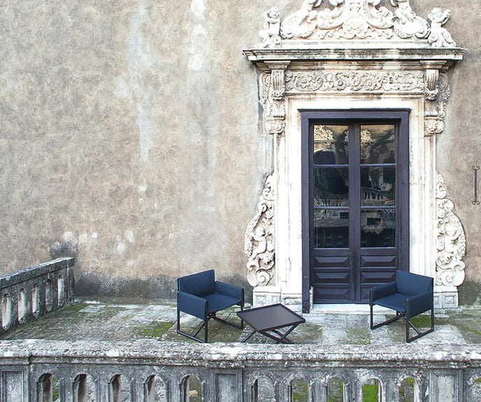 Portofino SiFoldable Portofino Outdoor Side Table by Paola Lenti Casa Design Groupde Table | Paola Lenti