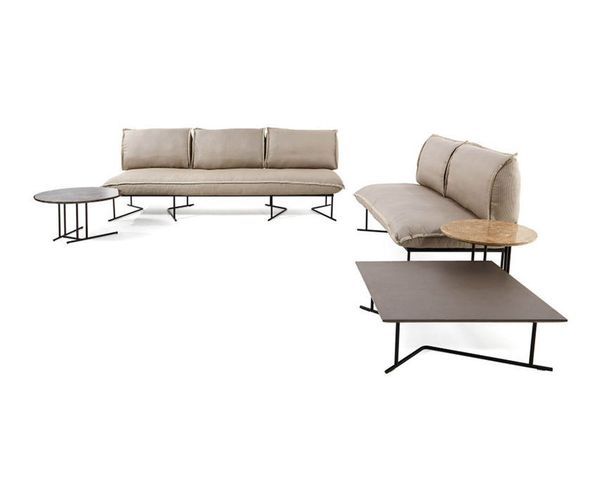 High end Colorado Side Table by Varaschin Casa Design