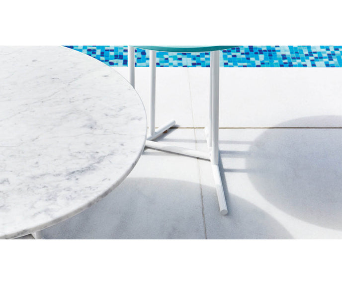 High end Colorado Round Side Table by Varaschin Casa Design
