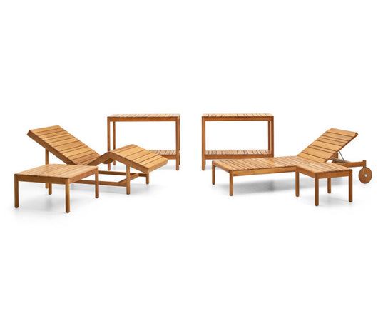 High end Barcode Relax Lounger by Varaschin Casa Design