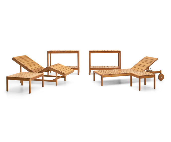 High end Barcode Relax Lounger by Varaschin Casa Design