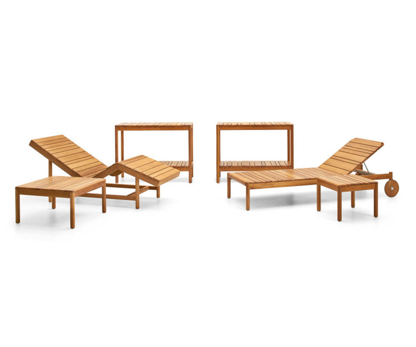 High end Barcode Relax Lounger by Varaschin Casa Design