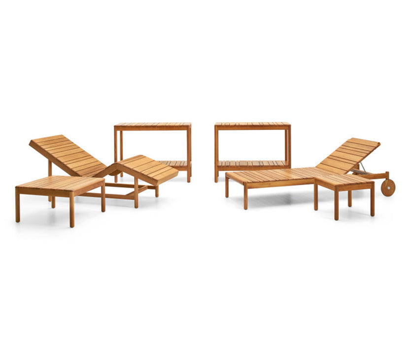 High end Barcode Side Table by Varaschin Casa Design