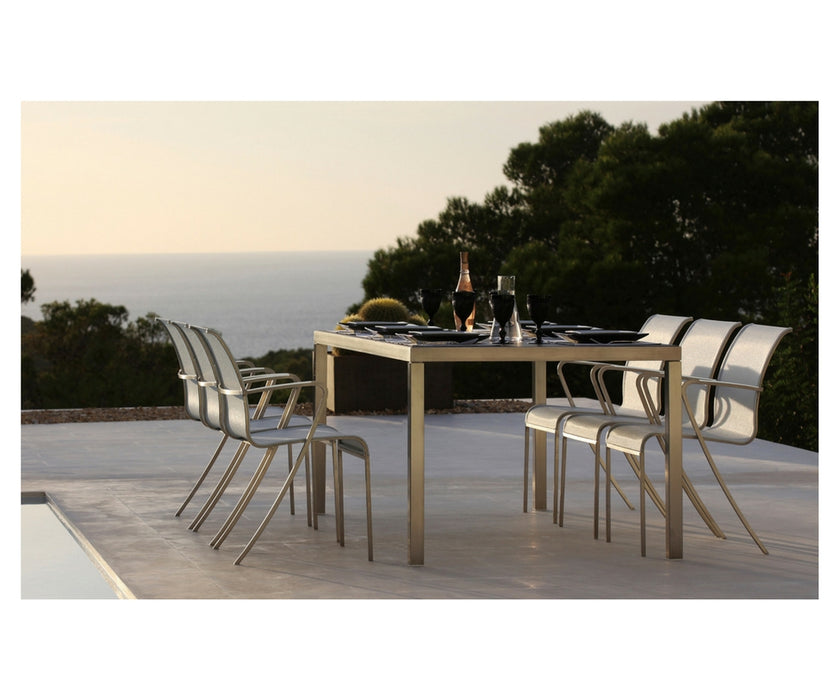 Elegant QT Outdoor Dining Armchair by Royal Botania Casa Design Group
