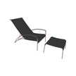 Modern QT Outdoor Lounger with Footrest by Royal Botania Casa Design Group