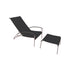 Modern QT Outdoor Lounger with Footrest by Royal Botania Casa Design Group