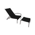 Modern QT Outdoor Lounger with Footrest by Royal Botania Casa Design Group