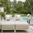 High End Queen ART. 4427 Pouf by Roberti Rattan Casa Design Group