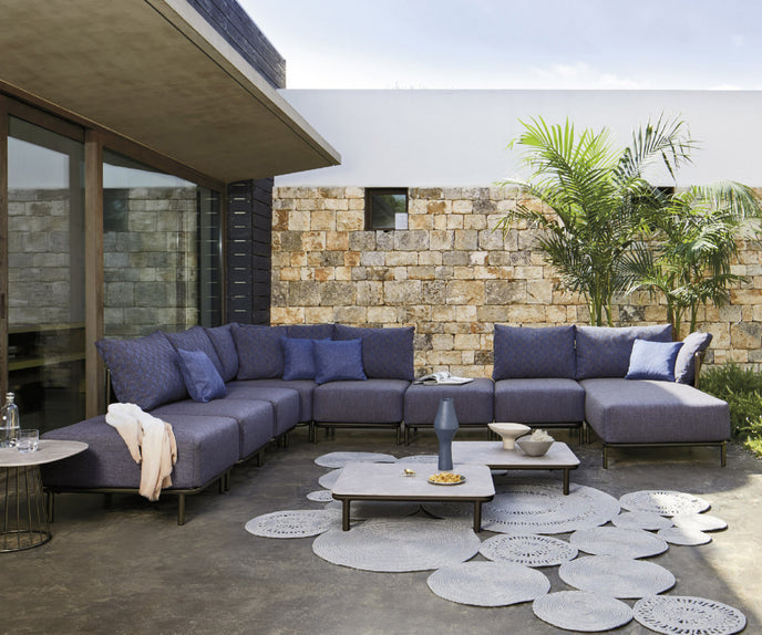 High End Queen ART. 4427 Pouf by Roberti Rattan Casa Design Group