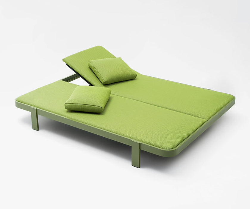 Luxurious Rams Outdoor Sun Bed by Paola Lenti Italian Lounging Furniture Casa Design Group
