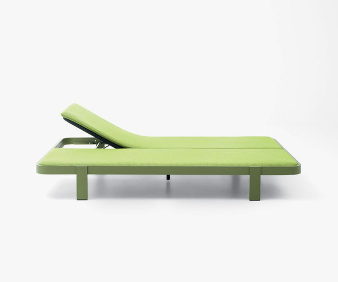 Luxurious Rams Outdoor Sun Bed by Paola Lenti Italian Lounging Furniture Casa Design Group