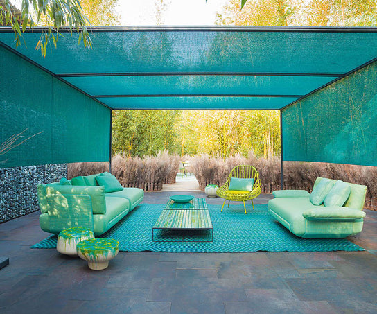 Luxury Resort Outdoor Modular Shading Structure by Paola Lenti for High-end Outdoor Spaces Casa Design Group
