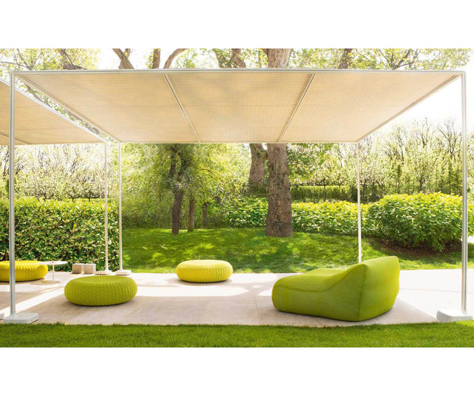 Luxury Resort Outdoor Modular Shading Structure by Paola Lenti for High-end Outdoor Spaces Casa Design Group