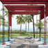 Luxury Resort Outdoor Modular Shading Structure by Paola Lenti for High-end Outdoor Spaces Casa Design Group