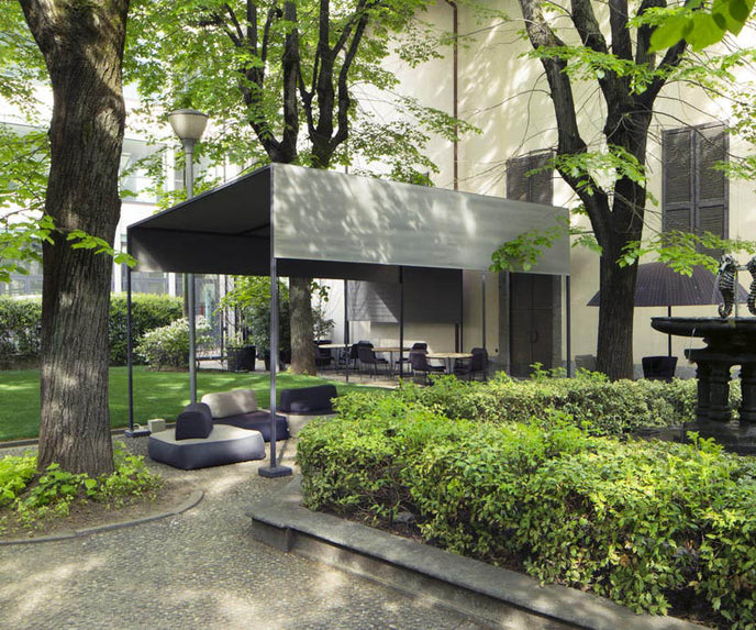 Luxury Resort Outdoor Modular Shading Structure by Paola Lenti for High-end Outdoor Spaces Casa Design Group