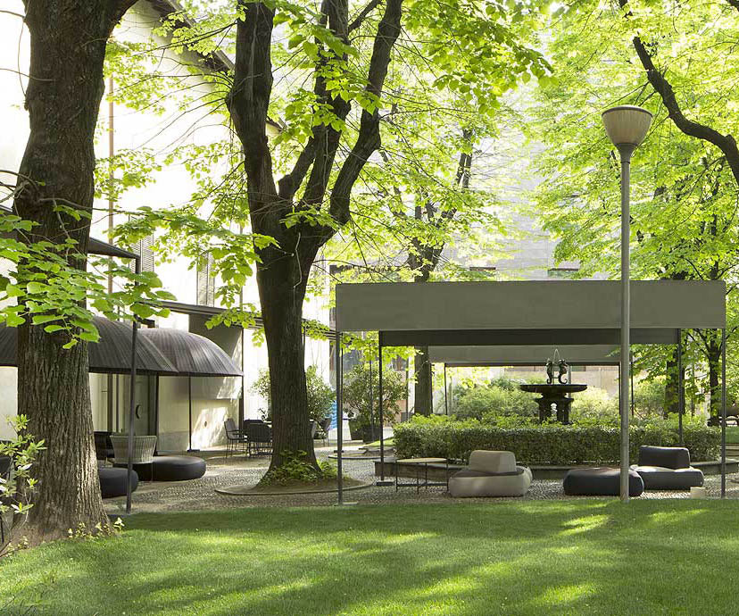 Luxury Resort Outdoor Modular Shading Structure by Paola Lenti for High-end Outdoor Spaces Casa Design Group